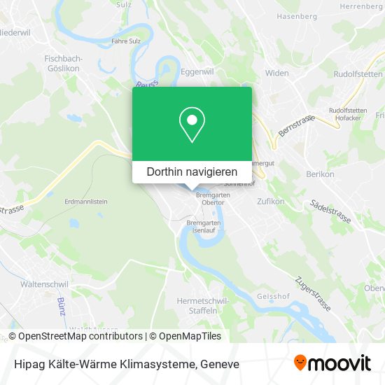 Hipag Kälte-Wärme Klimasysteme Karte