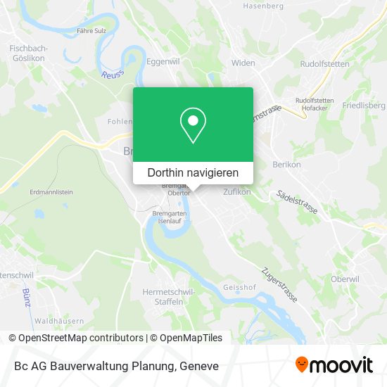 Bc AG Bauverwaltung Planung Karte