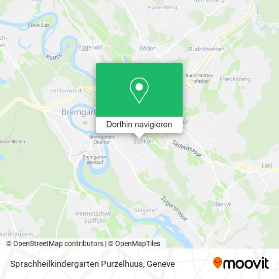 Sprachheilkindergarten Purzelhuus Karte