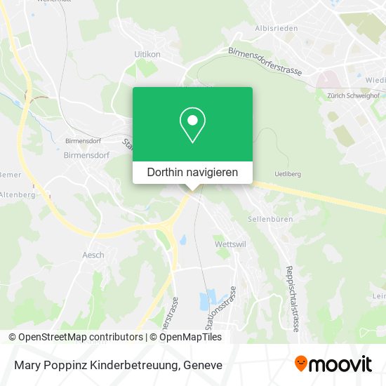 Mary Poppinz Kinderbetreuung Karte