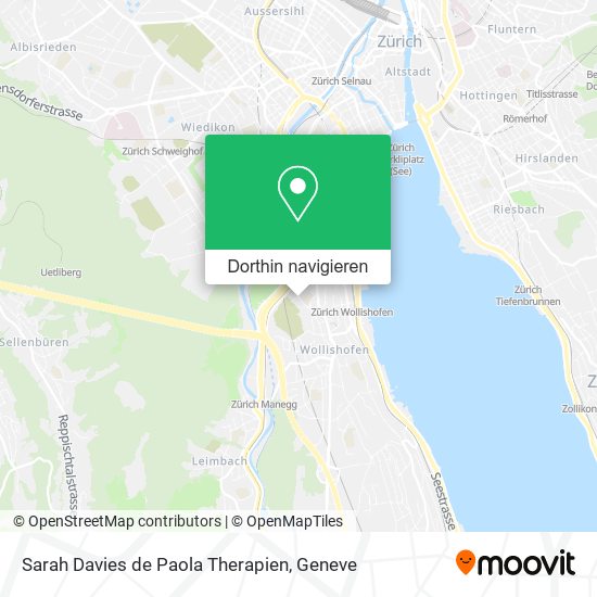 Sarah Davies de Paola Therapien Karte