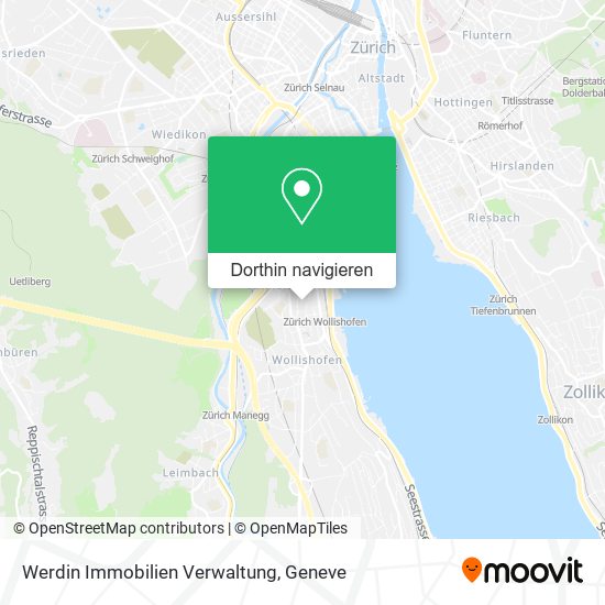 Werdin Immobilien Verwaltung Karte