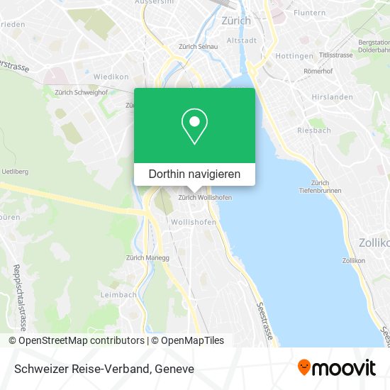 Schweizer Reise-Verband Karte