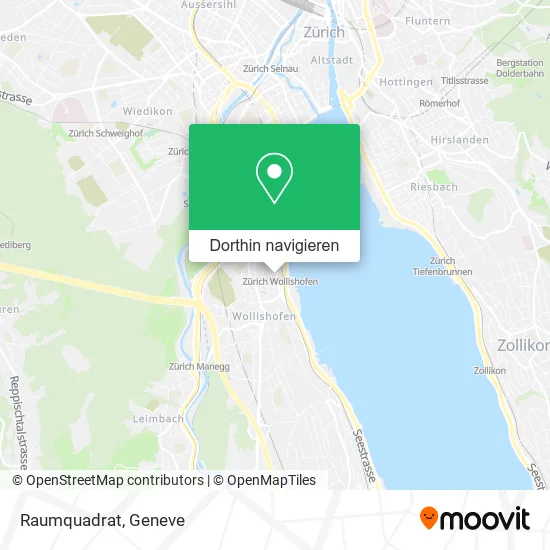 Raumquadrat Karte