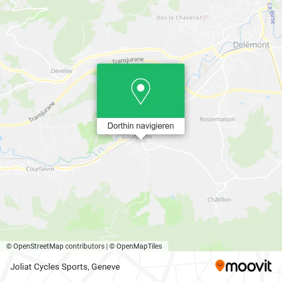Joliat Cycles Sports Karte