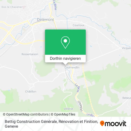 Bettig Construction Générale, Rénovation et Finition Karte