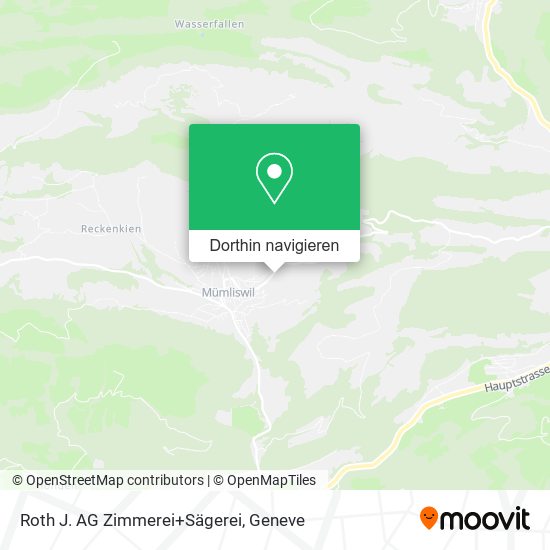 Roth J. AG Zimmerei+Sägerei Karte