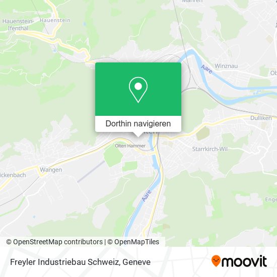 Freyler Industriebau Schweiz Karte