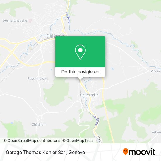 Garage Thomas Kohler Sàrl Karte