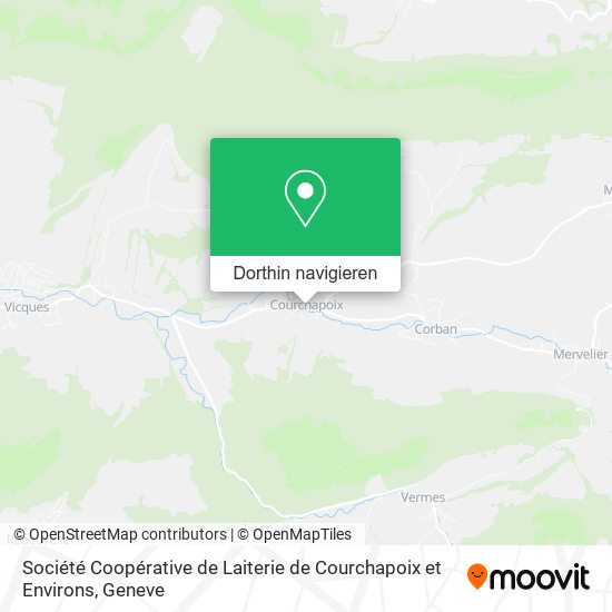 Société Coopérative de Laiterie de Courchapoix et Environs Karte
