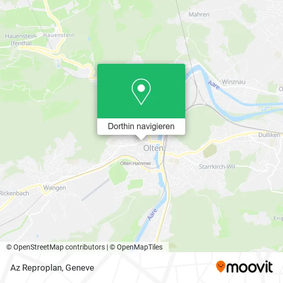 Az Reproplan Karte