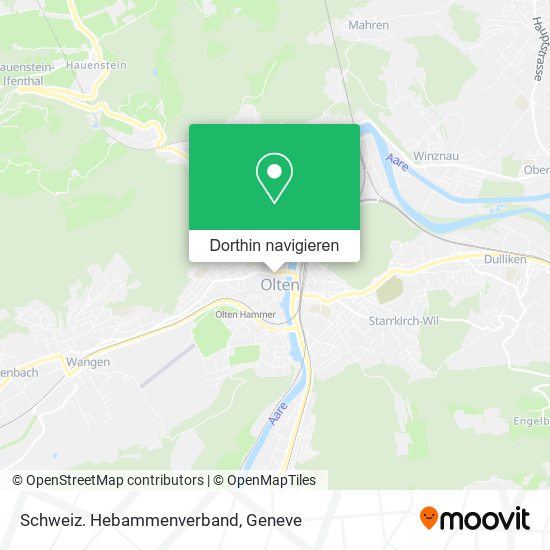 Schweiz. Hebammenverband Karte