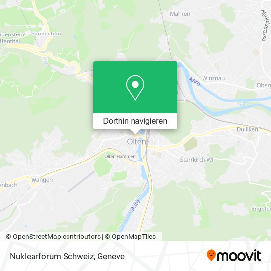 Nuklearforum Schweiz Karte