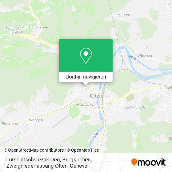 Lutschitsch-Tezak Oeg, Burgkirchen, Zweigniederlassung Olten Karte