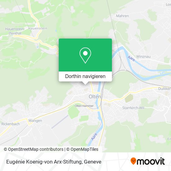 Eugénie Koenig-von Arx-Stiftung Karte