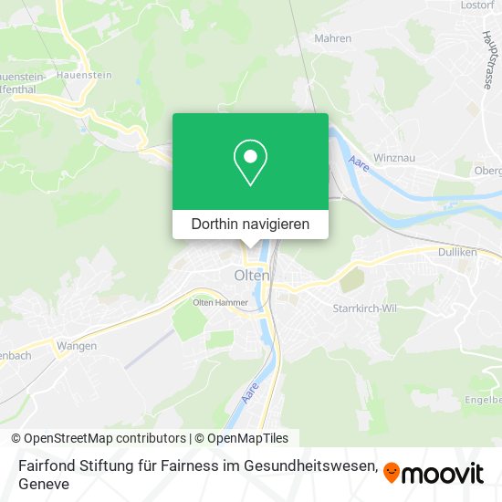 Fairfond Stiftung für Fairness im Gesundheitswesen Karte
