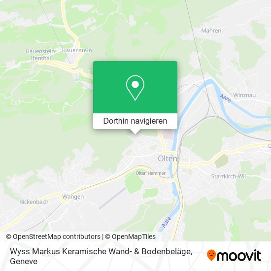 Wyss Markus Keramische Wand- & Bodenbeläge Karte