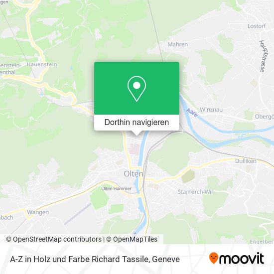 A-Z in Holz und Farbe Richard Tassile Karte