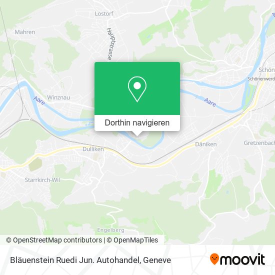 Bläuenstein Ruedi Jun. Autohandel Karte