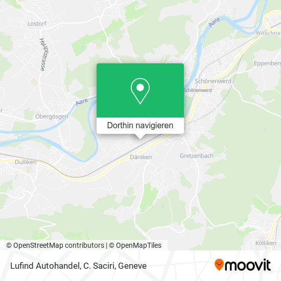 Lufind Autohandel, C. Saciri Karte