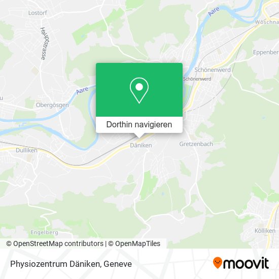 Physiozentrum Däniken Karte