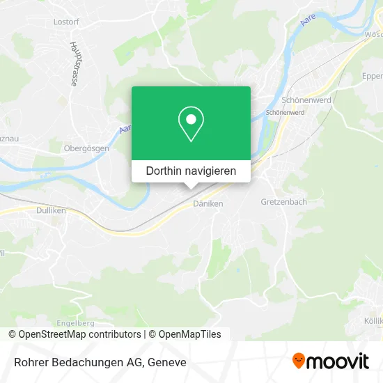 Rohrer Bedachungen AG Karte