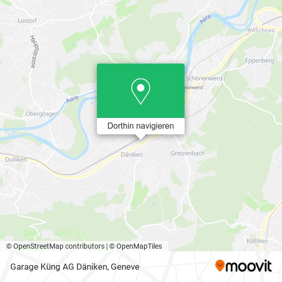 Garage Küng AG Däniken Karte