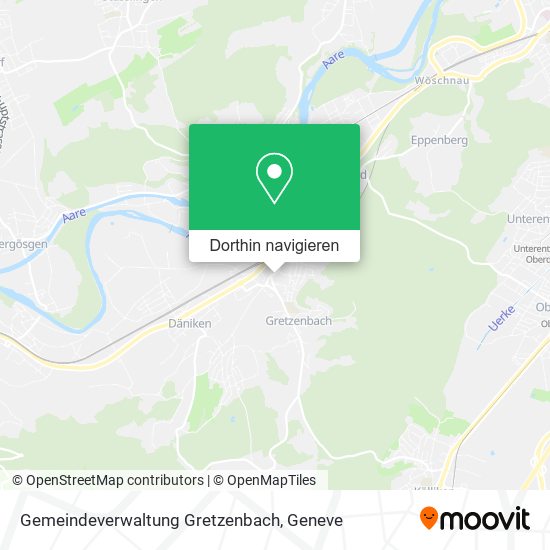 Gemeindeverwaltung Gretzenbach Karte