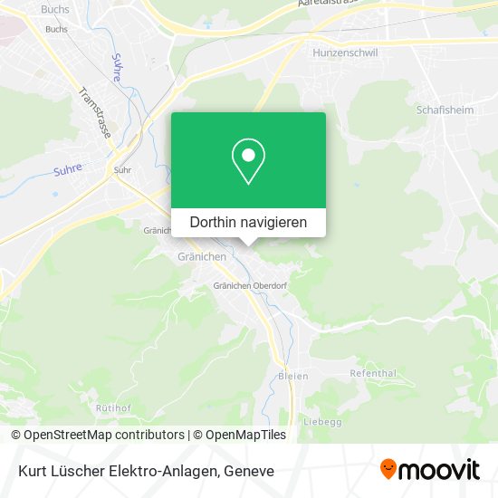 Kurt Lüscher Elektro-Anlagen Karte