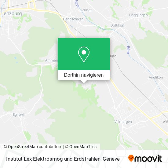 Institut Lex Elektrosmog und Erdstrahlen Karte