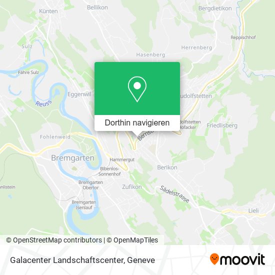 Galacenter Landschaftscenter Karte
