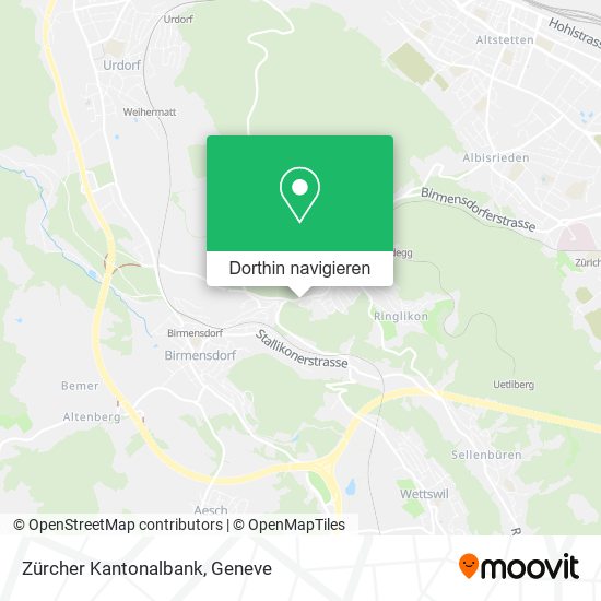 Zürcher Kantonalbank Karte