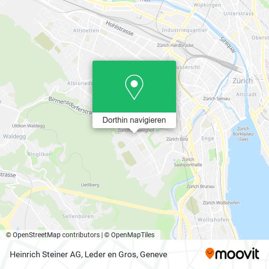 Heinrich Steiner AG, Leder en Gros Karte