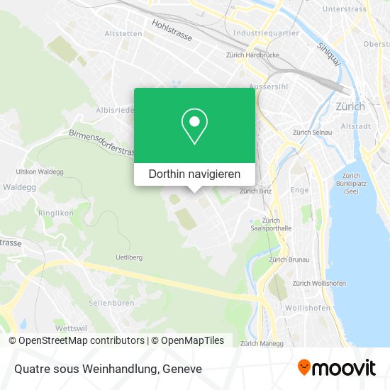 Quatre sous Weinhandlung Karte