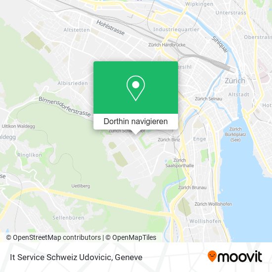 It Service Schweiz Udovicic Karte