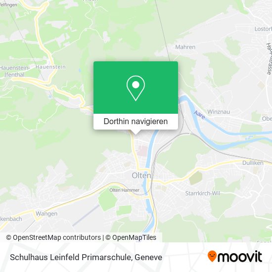 Schulhaus Leinfeld Primarschule Karte