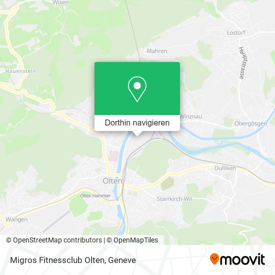 Migros Fitnessclub Olten Karte