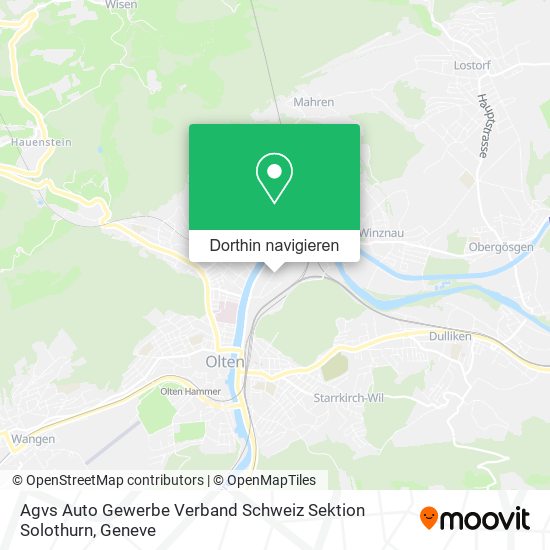 Agvs Auto Gewerbe Verband Schweiz Sektion Solothurn Karte