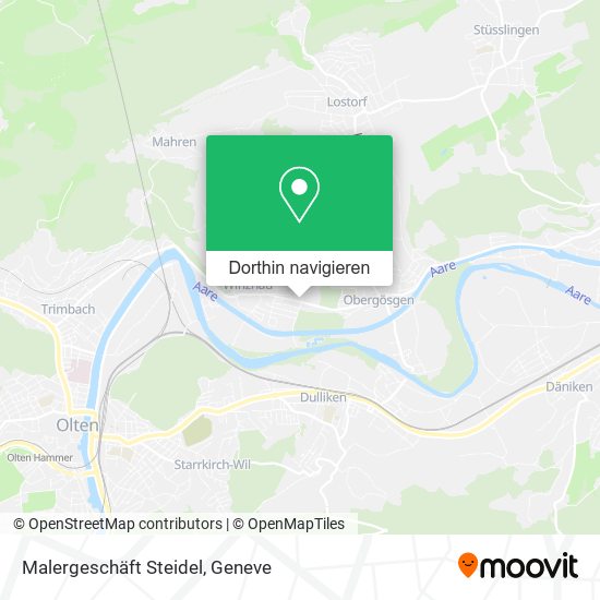 Malergeschäft Steidel Karte