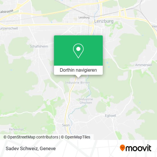 Sadev Schweiz Karte