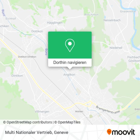 Multi Nationaler Vertrieb Karte