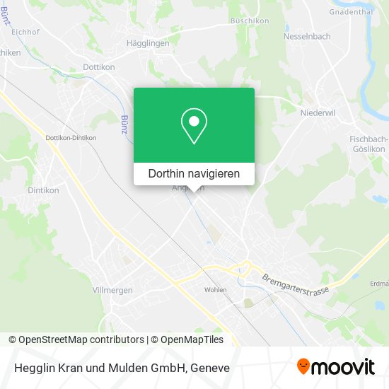 Hegglin Kran und Mulden GmbH Karte