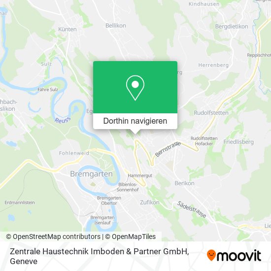 Zentrale Haustechnik Imboden & Partner GmbH Karte