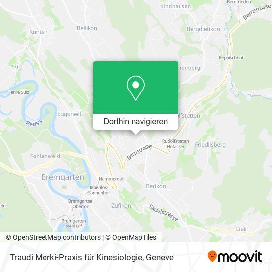 Traudi Merki-Praxis für Kinesiologie Karte