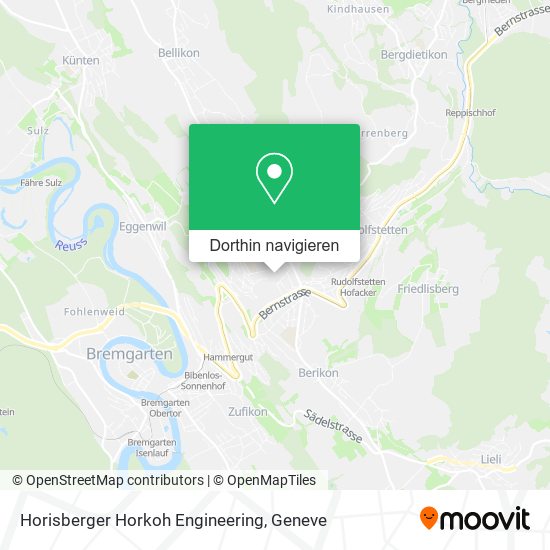 Horisberger Horkoh Engineering Karte