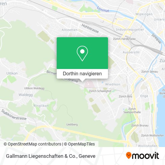 Gallmann Liegenschaften & Co. Karte