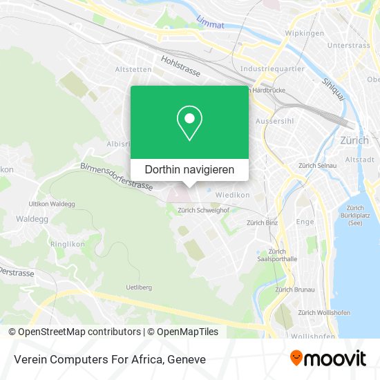 Verein Computers For Africa Karte
