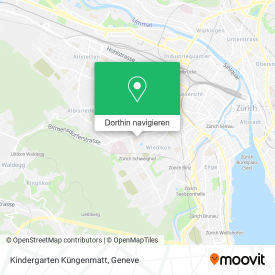 Kindergarten Küngenmatt Karte