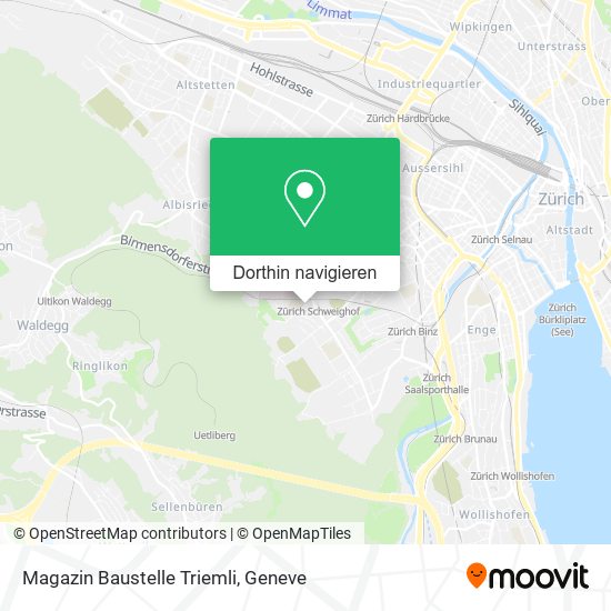 Magazin Baustelle Triemli Karte
