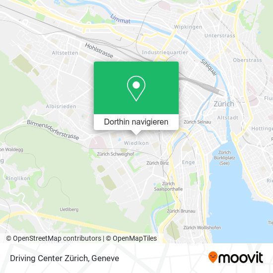 Driving Center Zürich Karte